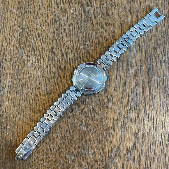 Anne Klein Rhinestone Pink Silver Watch - Picture 7 of 10
